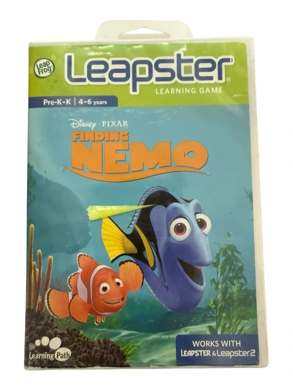 Lot 3 LeapFrog Leapster Games Tangled Finding Nemo Pet Pals Complete Tested